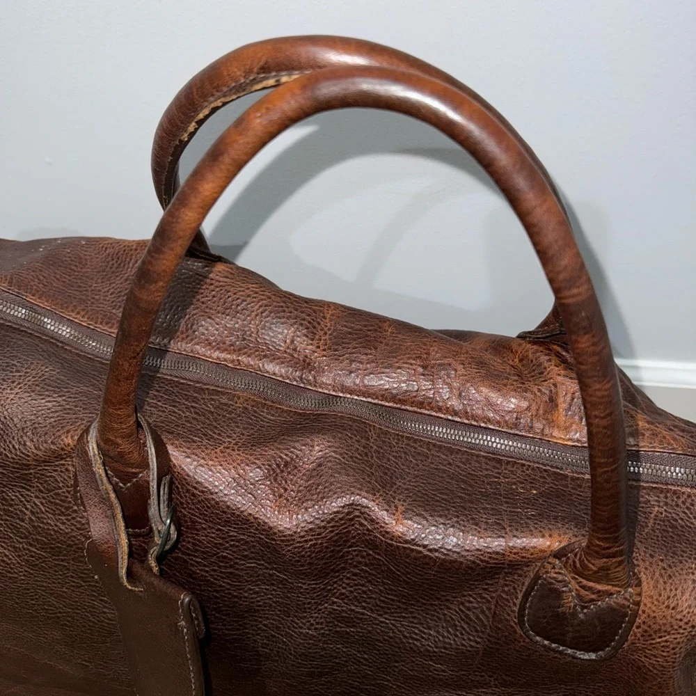 MOORE & GILES BENEDICT WEEKEND BAG IN‎ AMERICAN BISON 23x11x11”